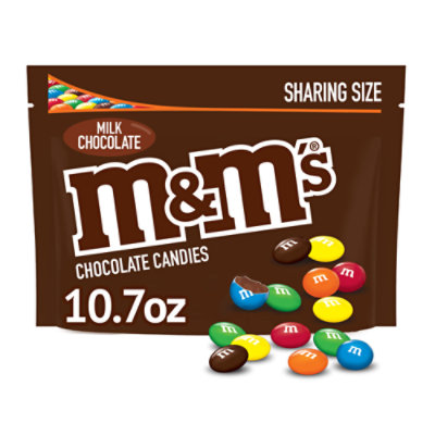 M&M's Crunchy Mint Chocolate Candy Sharing Size Bag, 8 Oz.