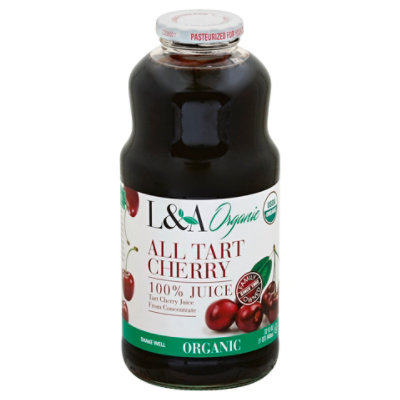 L & A Organic Juice All Tart Cherry - 32 Fl. Oz. - Image 1