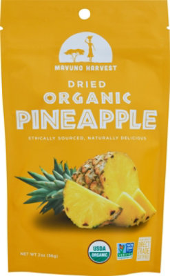 Mavuno Harvest All Natural Dried Pineapple Organic - 2 Oz - Image 2