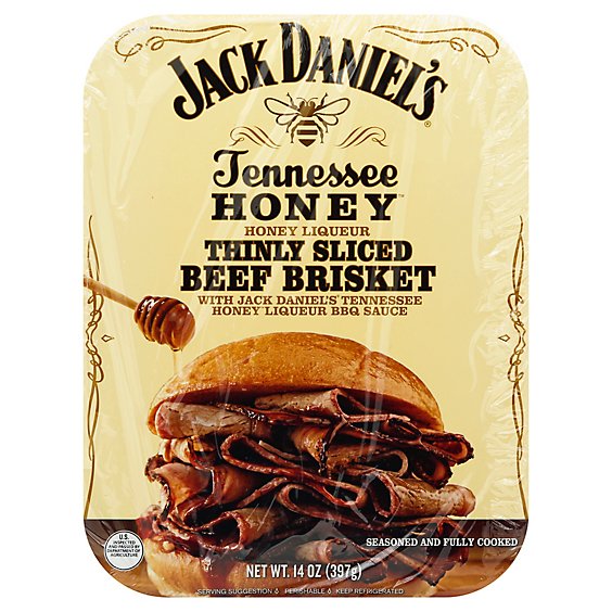 Jack Daniels Honey Thinly Sliced Beef Brisket - 14 Oz
