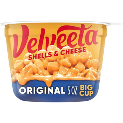 Velveeta Shells & Cheese Original Microwaveable Shell Pasta & Cheese Sauce Big Cup - 5 Oz - Image 2