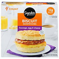 Signature SELECT Sausage Egg Cheese Biscuit Sandwich - 18.4 Oz - Image 3