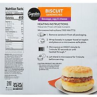 Signature SELECT Sausage Egg Cheese Biscuit Sandwich - 18.4 Oz - Image 6
