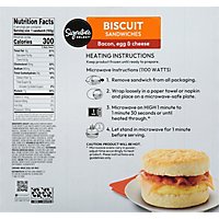Signature SELECT Bacon Egg Cheese Biscuit Sandwich - 14.4 Oz - Image 6