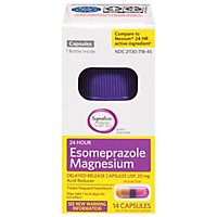 Signature Care Esomeprazole Magnesium 20mg Acid Reducer Delayed Release Capsule - 14 Count - Image 3