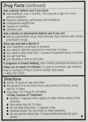 Signature Care Esomeprazole Magnesium 20mg Acid Reducer Delayed Release Capsule - 14 Count - Image 4