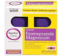 Signature Care Esomeprazole Magnesium 20mg Acid Reducer Delayed Release Capsule - 28 Count