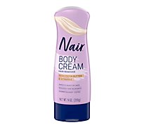Nair Leg And Body Hair Removal Body Cream With Cocoa Butter And Vitamin E Bottle - 9 Oz