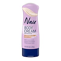 Nair Hair Removal Body Cream With Cocoa Butter And Vitamin E Bottle - 9 Oz - Image 1