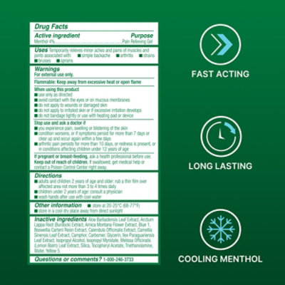 Biofreeze Menthol Pain Relieving Gel - 3 Fl. Oz. - Image 6