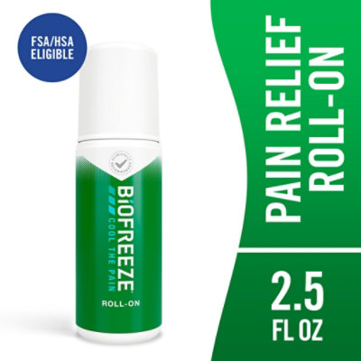 Biofreeze Roll On Pain Relieving Gel - 2.5 Fl. Oz. - Image 2