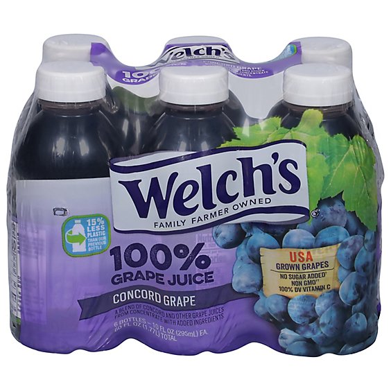 Welchs 100% Grape Juice - 6-10 Fl. Oz.