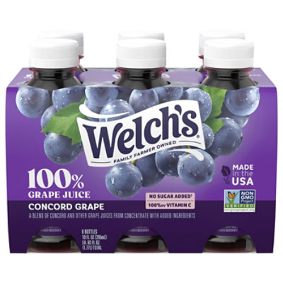 Welch's Grape 100% Juice 24 oz. Glass Bottle, Grape