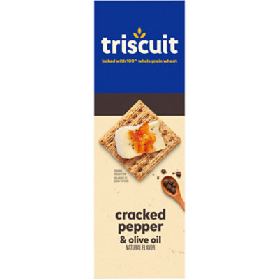 Triscuit Cracked Pepper & Olive Oil Whole Grain Wheat Crackers - 8.5 Oz - Image 2