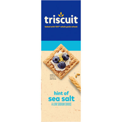 Triscuit Hint of Sea Salt Whole Grain Wheat Vegan Crackers - 8.5 Oz - Image 2