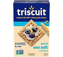 Triscuit Crackers Wheat Whole Grain Hint Of Sea Salt - 8.5 Oz