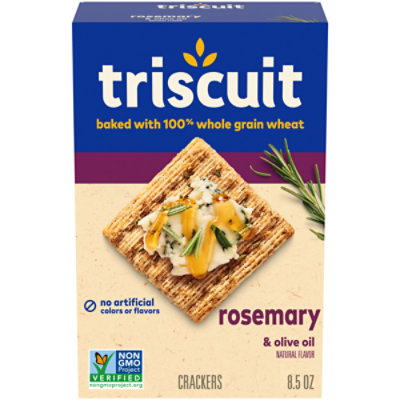 Triscuit Rosemary & Olive Oil Whole Grain Wheat Crackers - 8.5 Oz - Image 1