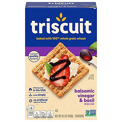 Triscuit Crackers Balsamic Vinegar & Basil - 8.5 Oz - Image 3