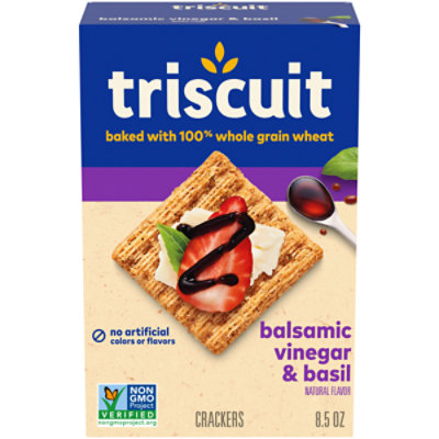 Triscuit Crackers Balsamic Vinegar & Basil - 8.5 Oz - Image 1