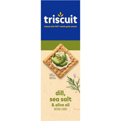 Triscuit Dill Sea Salt & Olive Oil Whole Grain Wheat Crackers - 8.5 Oz - Image 2