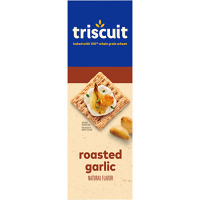 Triscuit Roasted Garlic Whole Grain Wheat Crackers - 8.5 Oz - Image 2