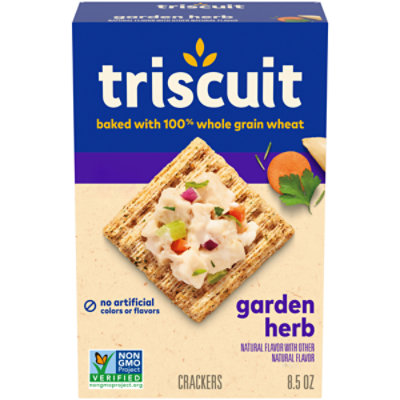 Triscuit Garden Herb Whole Grain Wheat Crackers - 8.5 Oz - Image 1