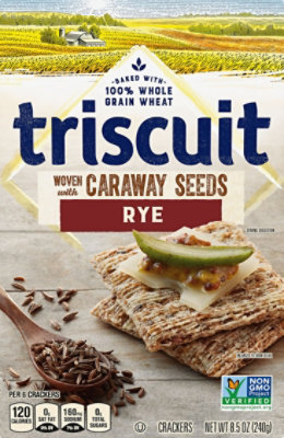 Triscuit Crackers Rye with Caraway Seeds - 8.5 Oz - Image 2