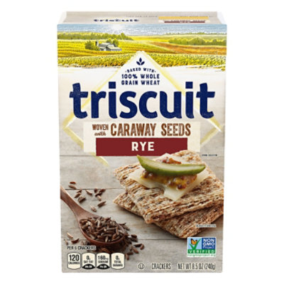 Triscuit Crackers Rye with Caraway Seeds - 8.5 Oz
