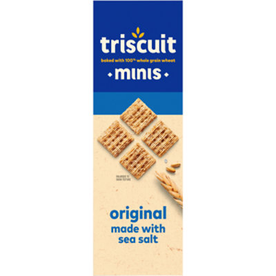 Triscuit Minis Original Whole Grain Wheat Vegan Crackers - 8 Oz - Image 2