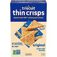 Triscuit Thin Crisps Crackers Wheat Whole Grain Original - 7.1 Oz - Image 2