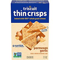Triscuits Thin Crisps Parmesan Garlic Non Gmo - 7.1 Oz - Image 2