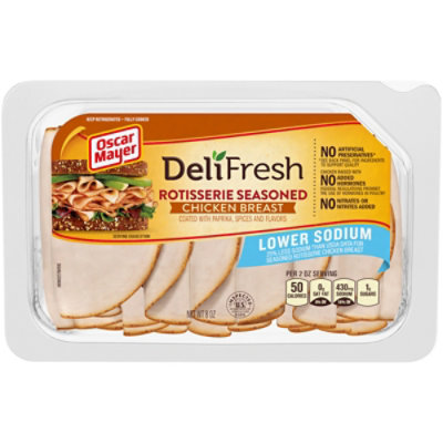 Oscar Mayer Deli Fresh Rotisserie Seasoned Chicken Breast Lunch Meat with Lower Sodium - 8 Oz - Image 5