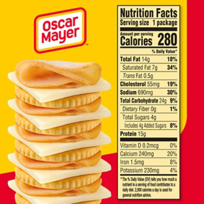 Oscar Mayer Bites Natural Honey Smoked Turkey Snack Plate - 3.3 Oz - Image 8