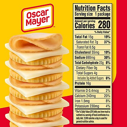 Oscar Mayer Natural Meat & Cheese Snack Plate with Turkey & White Cheddar Cheese Tray - 3.3 Oz - Image 7