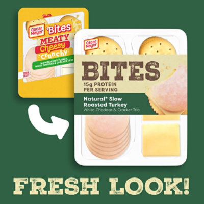 Oscar Mayer Bites Natural Slow-Roasted Turkey Snack Plate - 3.3 Oz - Image 3
