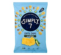 Simply 7 Chips Jalapeno Lentil - 4 Oz