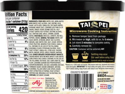 Tai Pei General Tsos Chicken - 11 Oz - Image 6