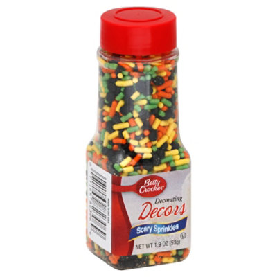 Betty Crocker Decorating Decors Scary Sprinkles - 1.9 Oz