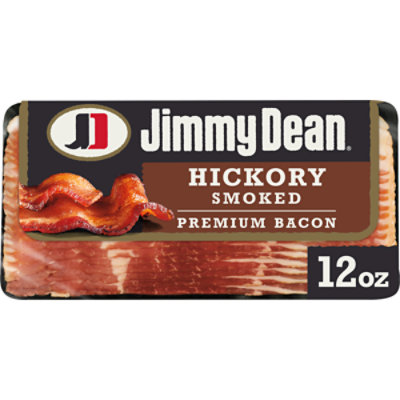Jimmy Dean Premium Hickory Smoked Bacon - 12 Oz