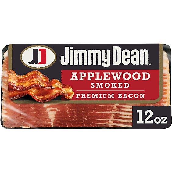 Jimmy Dean Premium Applewood Smoked Bacon - 12 Oz