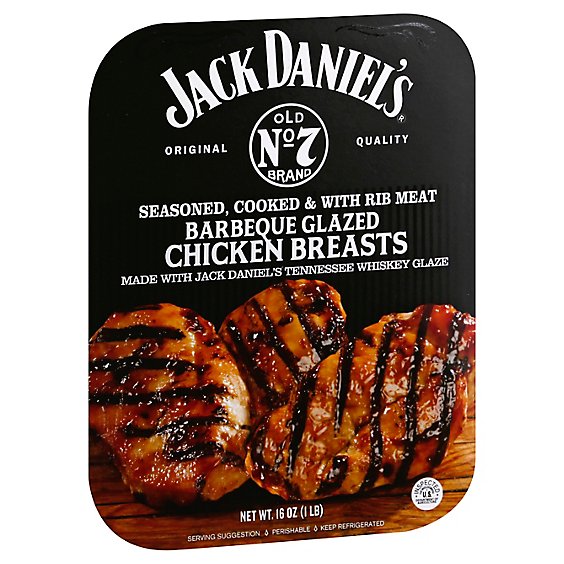 Jack Daniels Bbq Glazed Chicken Breast - 16 Oz