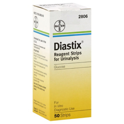 Diastix Reagent Strips - 50 Count - Image 1
