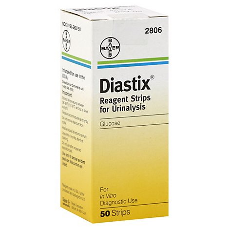 Diastix Reagent Strips - 50 Count