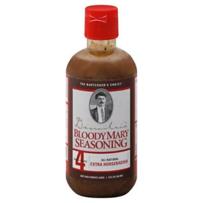 Demitris Bloody Mary Seasoning Extra Horseradish All Natural - 8 Oz - Image 1