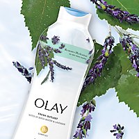 Olay Fresh Outlast Body Wash with Notes of Birch Water & Lavender - 22 Fl. Oz. - Image 4