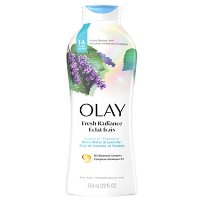 Olay Fresh Outlast Body Wash with Notes of Birch Water & Lavender - 22 Fl. Oz. - Image 6