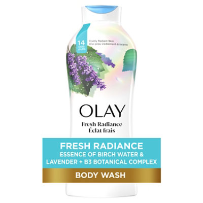 Olay Fresh Outlast Body Wash Birch Water & Lavender 22 fl oz