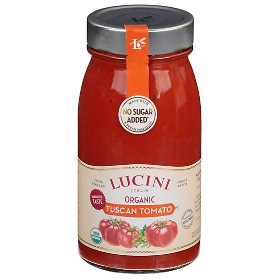 Lucini Sauce Organic Tusacan Marinara Jar - 25.5 Oz