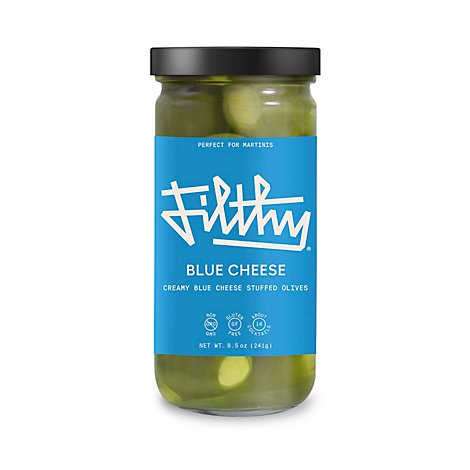 Filthy Blue Cheese Olives - 8 Oz