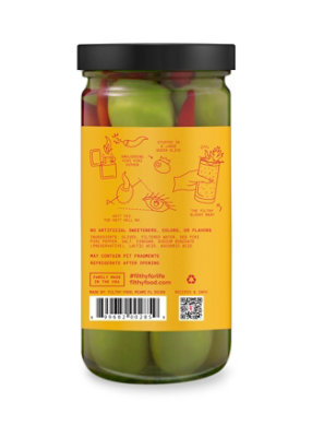 Filthy Pepper Olives - 8 Oz - Image 2